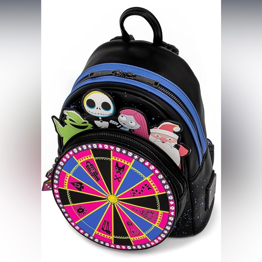 Loungefly Disney Nightmare Before Christmas Oogie Boogie Wheel - Picture 2 of 6